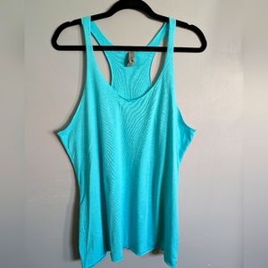 Turquoise Racer back Tank